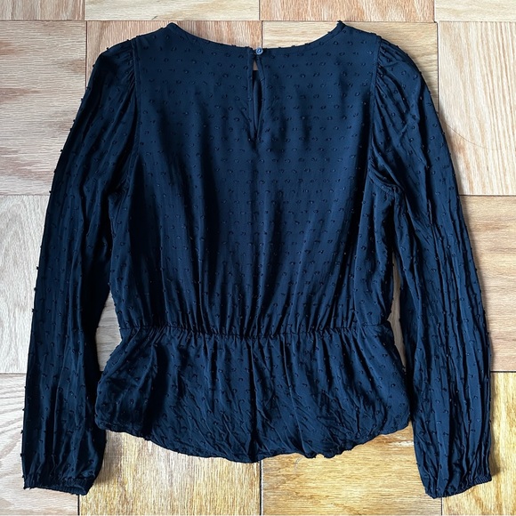 GAP Swiss Dot Peplum Top - Picture 2 of 7